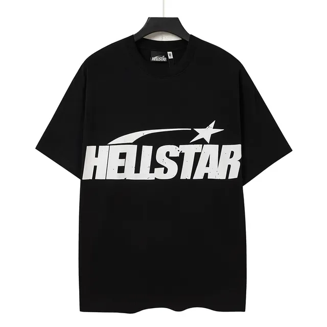Hellstar গ্রাফিক প্রিন্ট ওভারসাইজড কালো টি-শার্ট 3