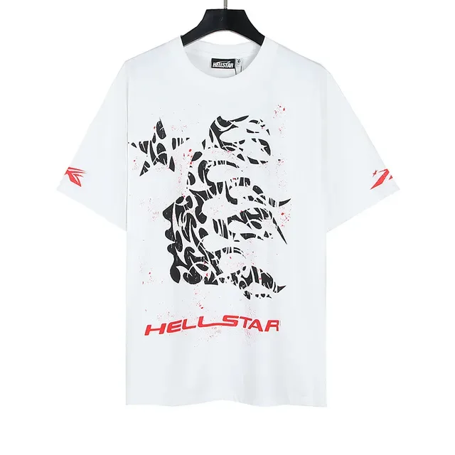 Hellstar 图案印花宽松T恤 4