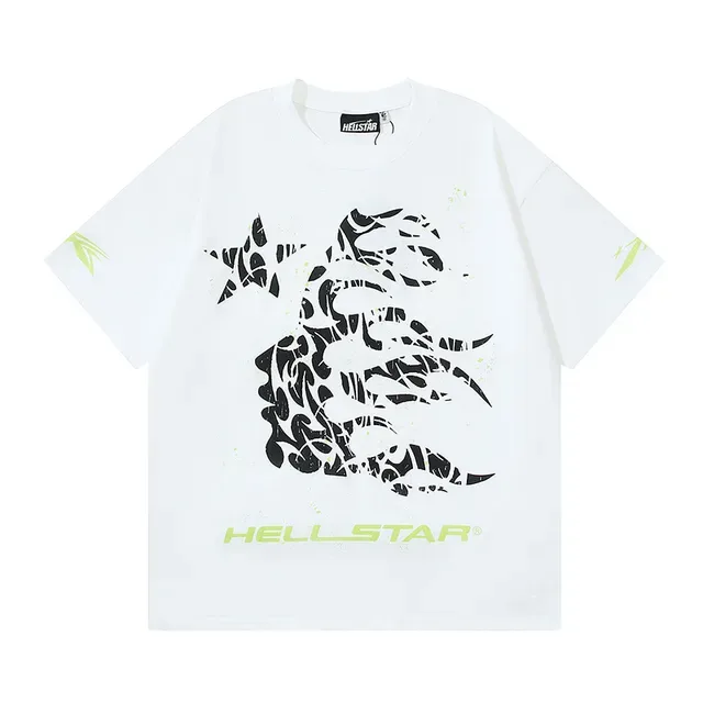 Hellstar 图案印花宽松T恤 9