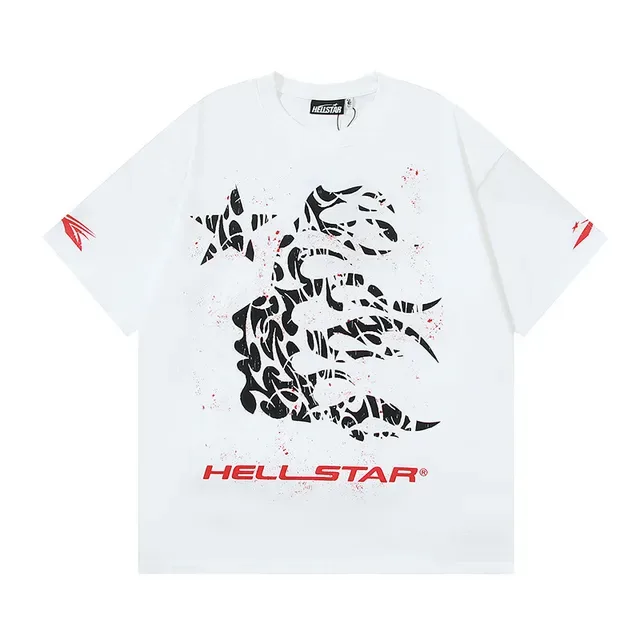 Hellstar 图案印花宽松T恤 11