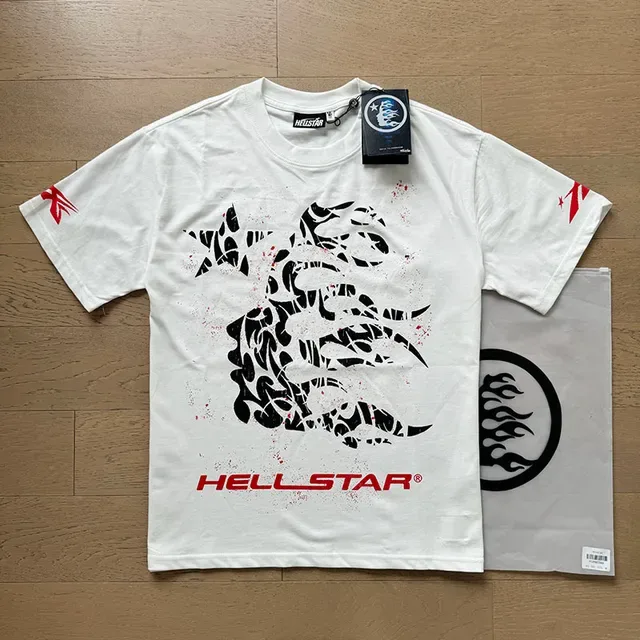 Hellstar 图案印花宽松T恤 18