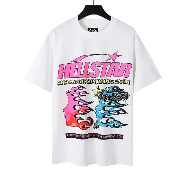 Hellstar গ্রাফিক প্রিন্ট ওভারসাইজড টি-শার্ট 5