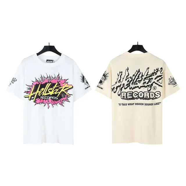 Hellstar Records Flame Graphic Oversized T-Shirt 1