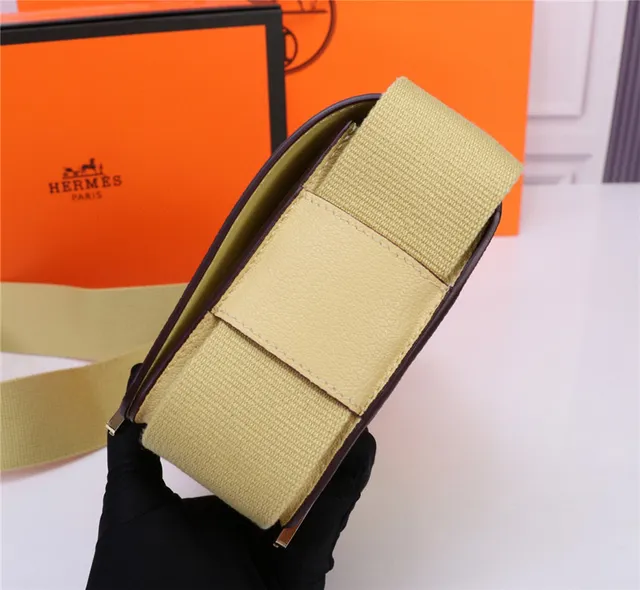 Hermès Constance কালো পেবল্ড লেদার মেসেঞ্জার ব্যাগ 6