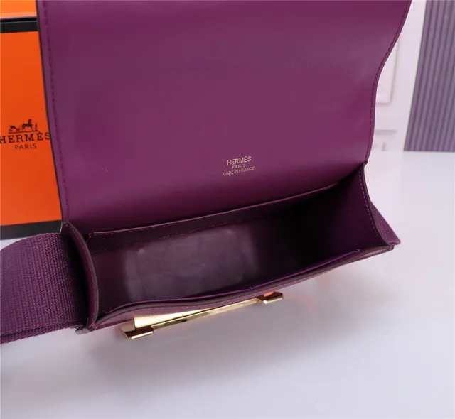 Hermès Constance কালো পেবল্ড লেদার মেসেঞ্জার ব্যাগ 11