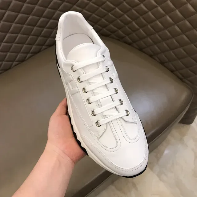 Hermès H 白黑生活方式运动鞋 5