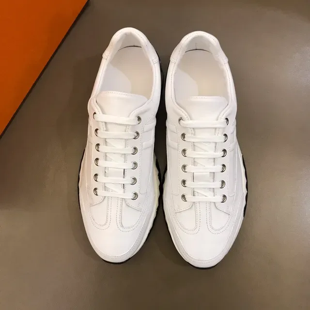Hermès H 白黑生活方式运动鞋 9