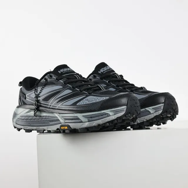 Hoka Mafate Speed 2 Negro Gris Zapatillas de trail running 3