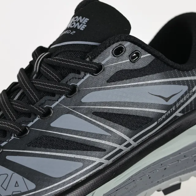 Hoka Mafate Speed 2 Negro Gris Zapatillas de trail running 6
