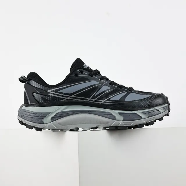 Hoka Mafate Speed 2 Negro Gris Zapatillas de trail running 7