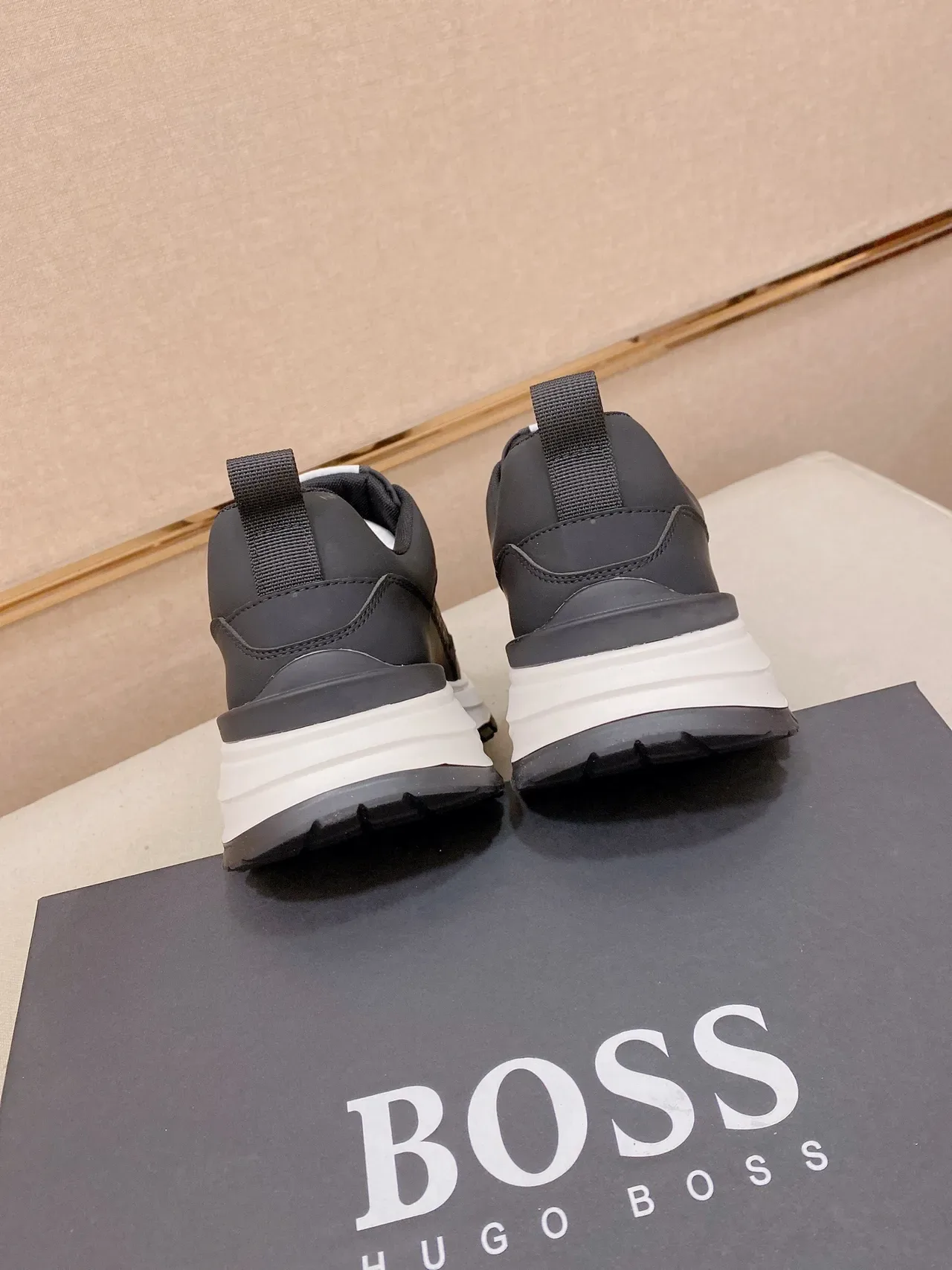 Hugo Boss Monogram Black and White Lifestyle Sneakers 8