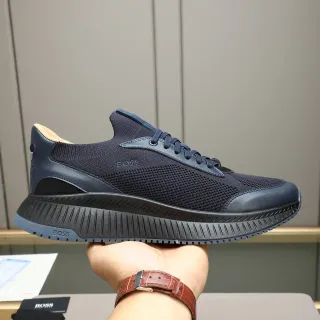 Hugo Boss Chaussures Lifestyle en Knit et Synthétique Navy