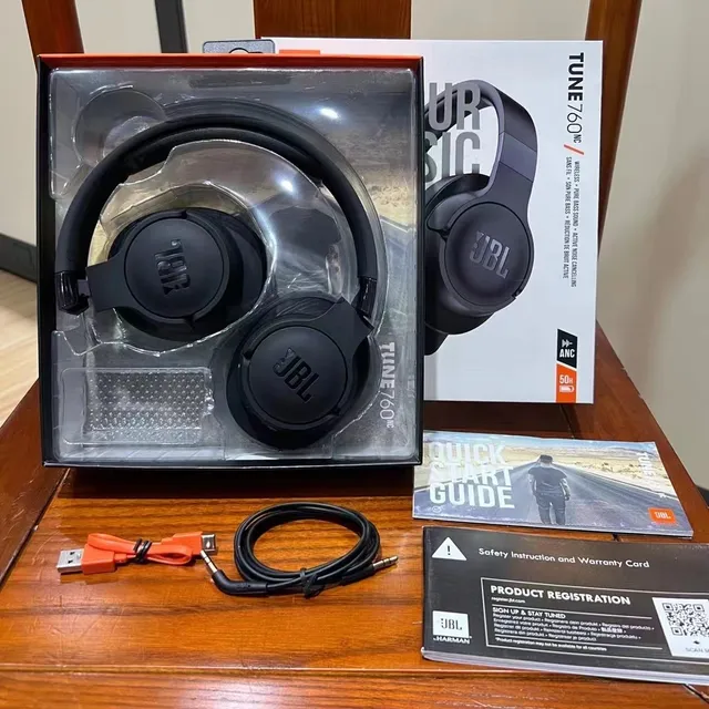 JBL TUNE 760NC Negro inalámbrico cancelación activa de ruido auriculares over-ear 3