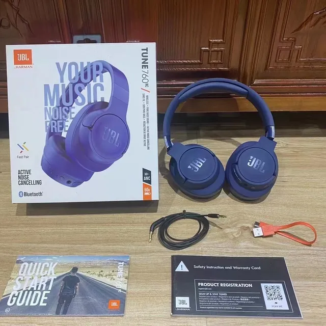 JBL TUNE 760NC Negro inalámbrico cancelación activa de ruido auriculares over-ear 6