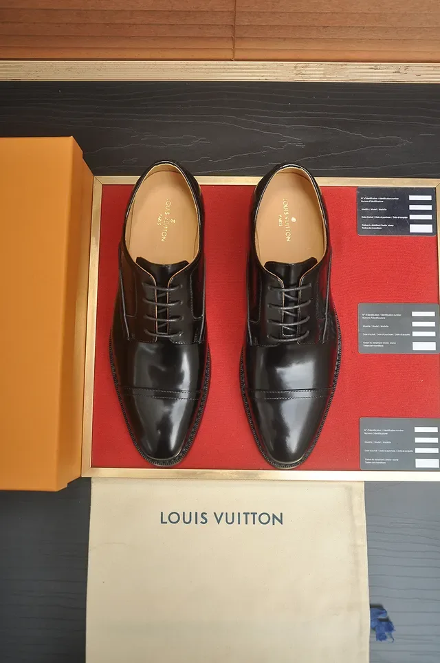 Louis Vuitton Chaussures Oxford Monogramme Noir Cap-Toe 4