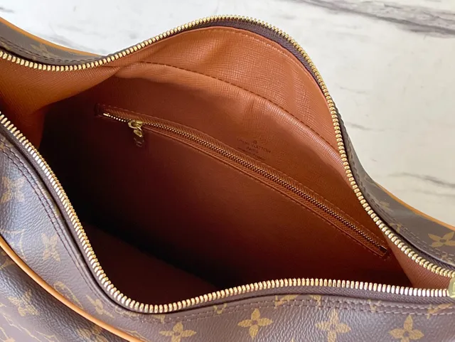 Louis Vuitton 棕米色印花帆布浅棕皮革装饰的波西米亚包 3