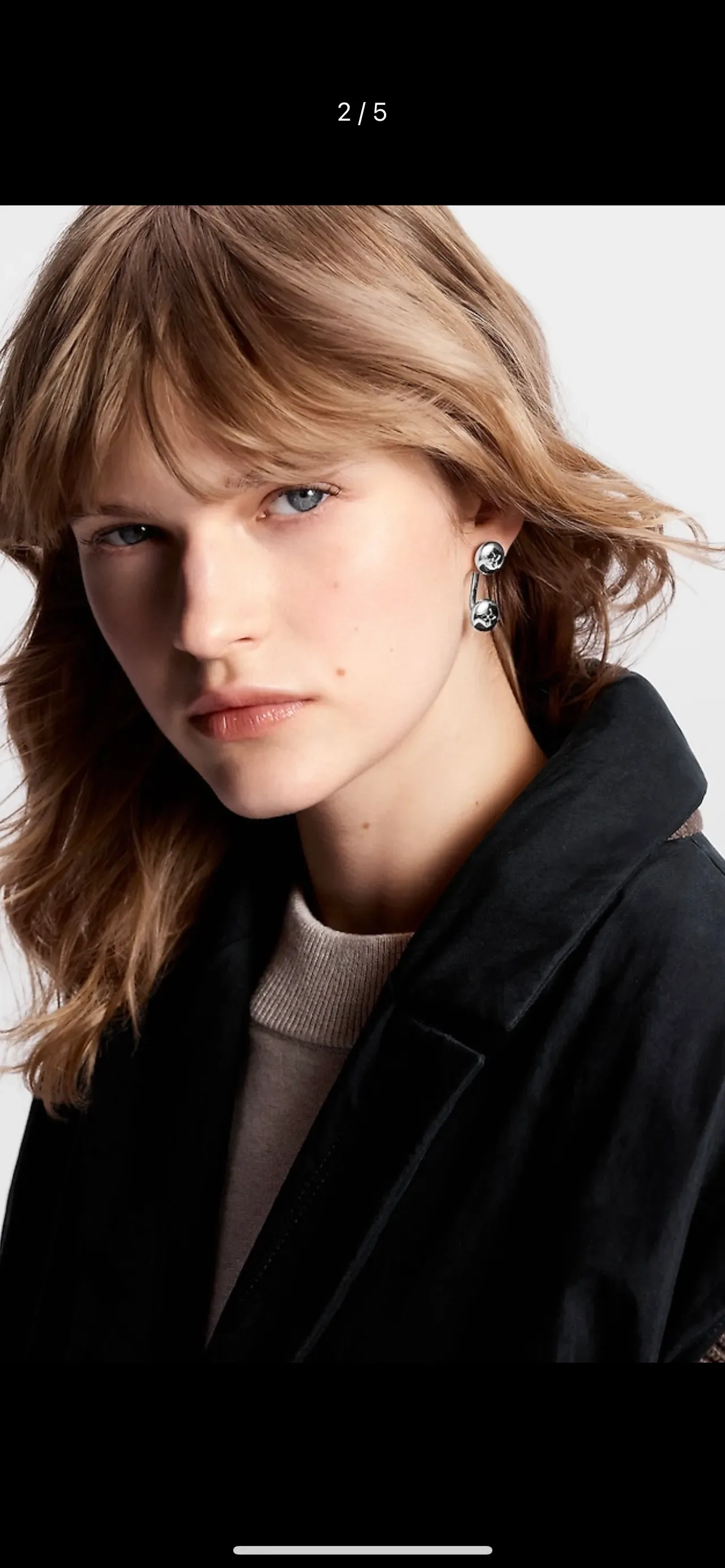 Louis Vuitton Double Disc Engraved Monogram Earrings 8