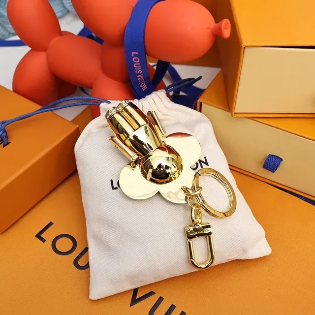 Louis Vuitton Bolso de Mano Gold Blue Metal con Cristales Embellished 3