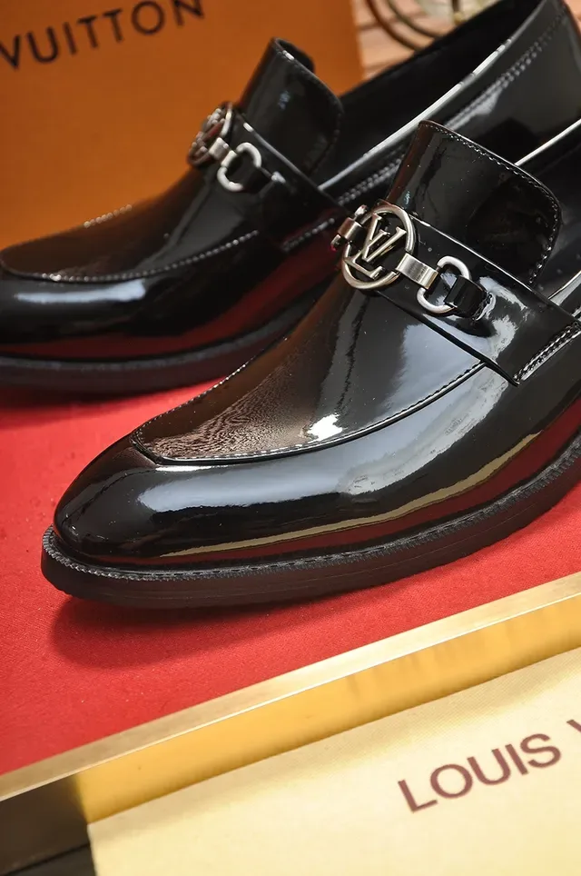 Louis Vuitton Horsebit 1955 Loafer Cuir Verni Noir 2