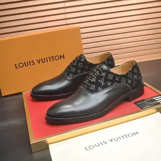 Louis Vuitton Chaussures Oxford Monogram en toile et cuir