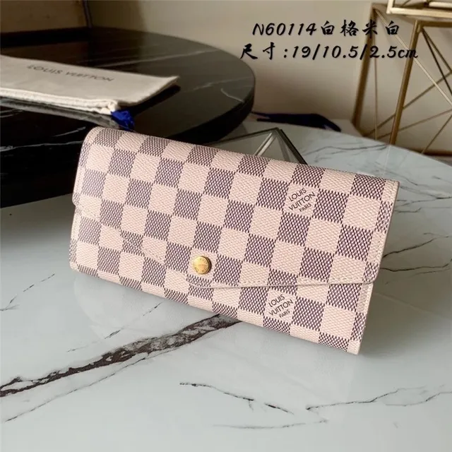 Louis Vuitton Monogram Canvas फ्लैप लंबा वॉलेट 10