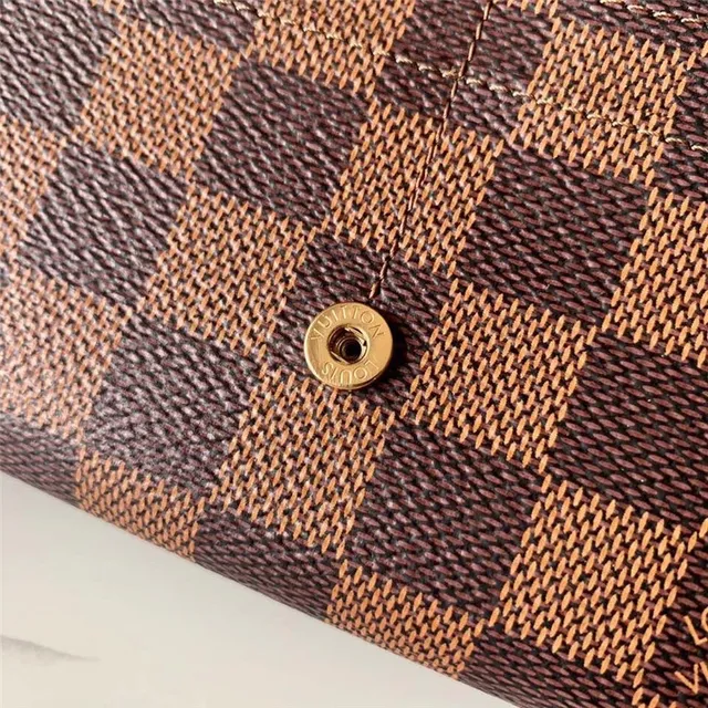 Louis Vuitton Monogram Canvas फ्लैप लंबा वॉलेट 12