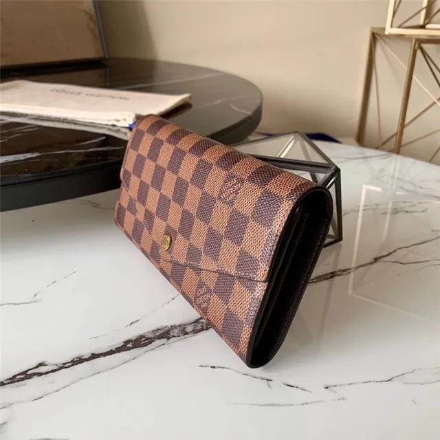 Louis Vuitton Monogram Canvas फ्लैप लंबा वॉलेट 19
