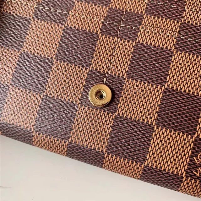 Louis Vuitton Monogram Canvas फ्लैप लंबा वॉलेट 22