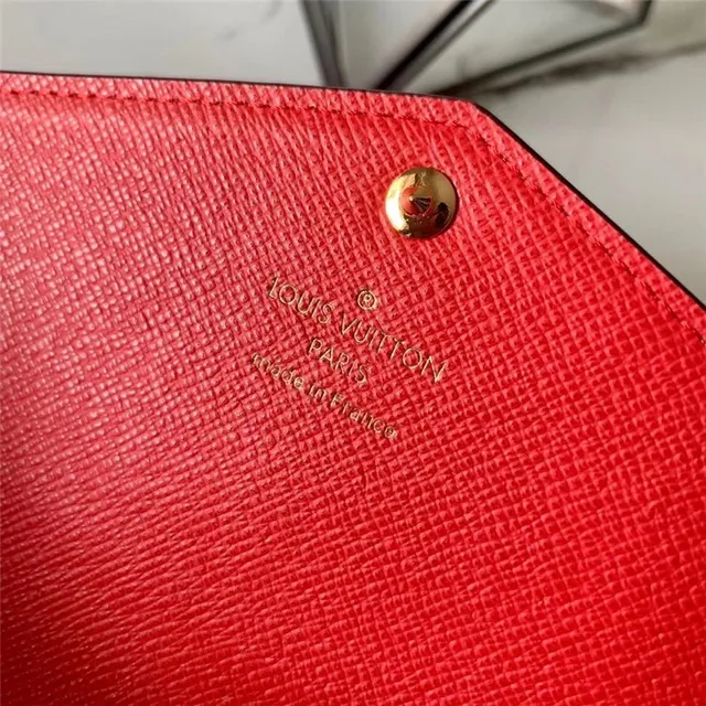 Louis Vuitton Monogram Canvas फ्लैप लंबा वॉलेट 24
