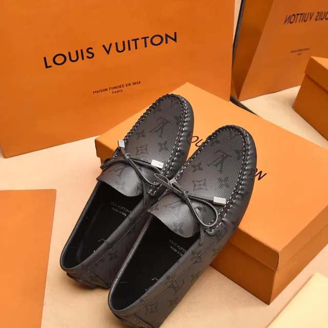 Louis Vuitton Monogram Leather Bow Loafers 3