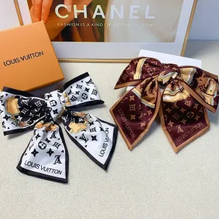Louis Vuitton Monogram Print Silk Scarf