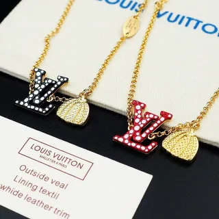 Louis Vuitton Monogram Shell Enamel নেকলেস