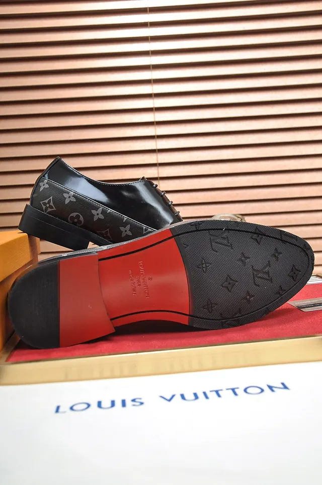 Louis Vuitton Monogrammed Cap-Toe Oxford Shoes 3