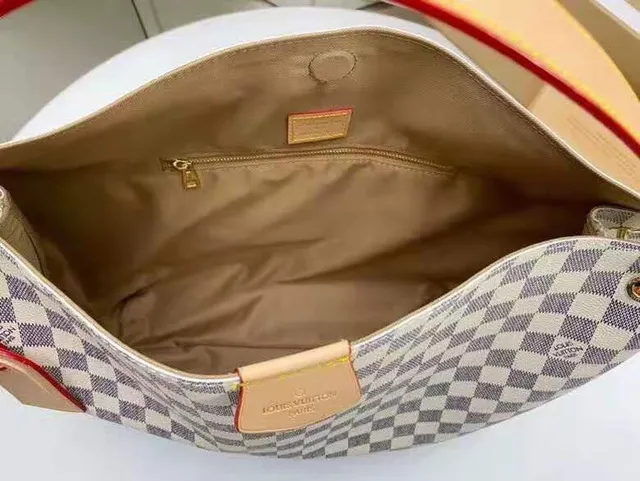 Louis Vuitton Neverfull à damier marron sac tote 8