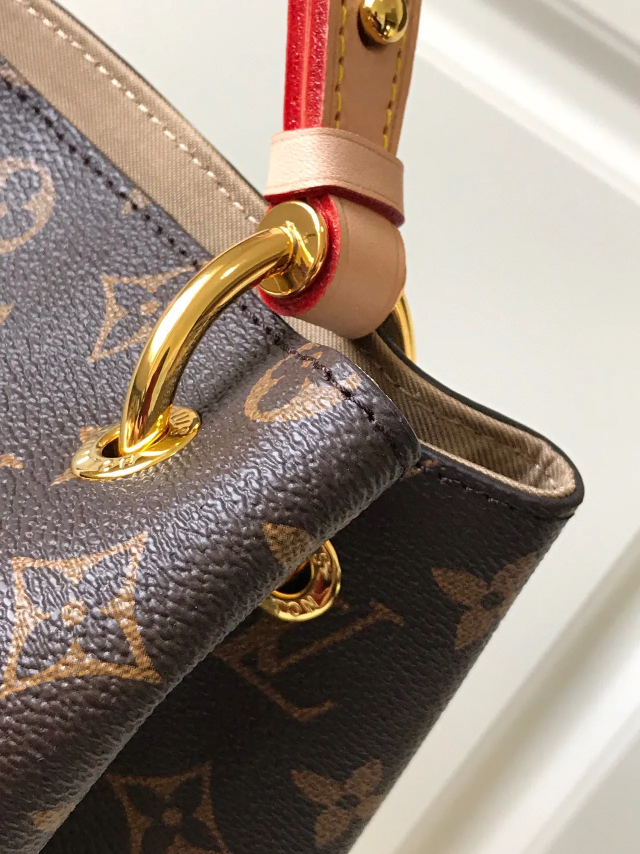 Louis Vuitton Neverfull à damier marron sac tote 21