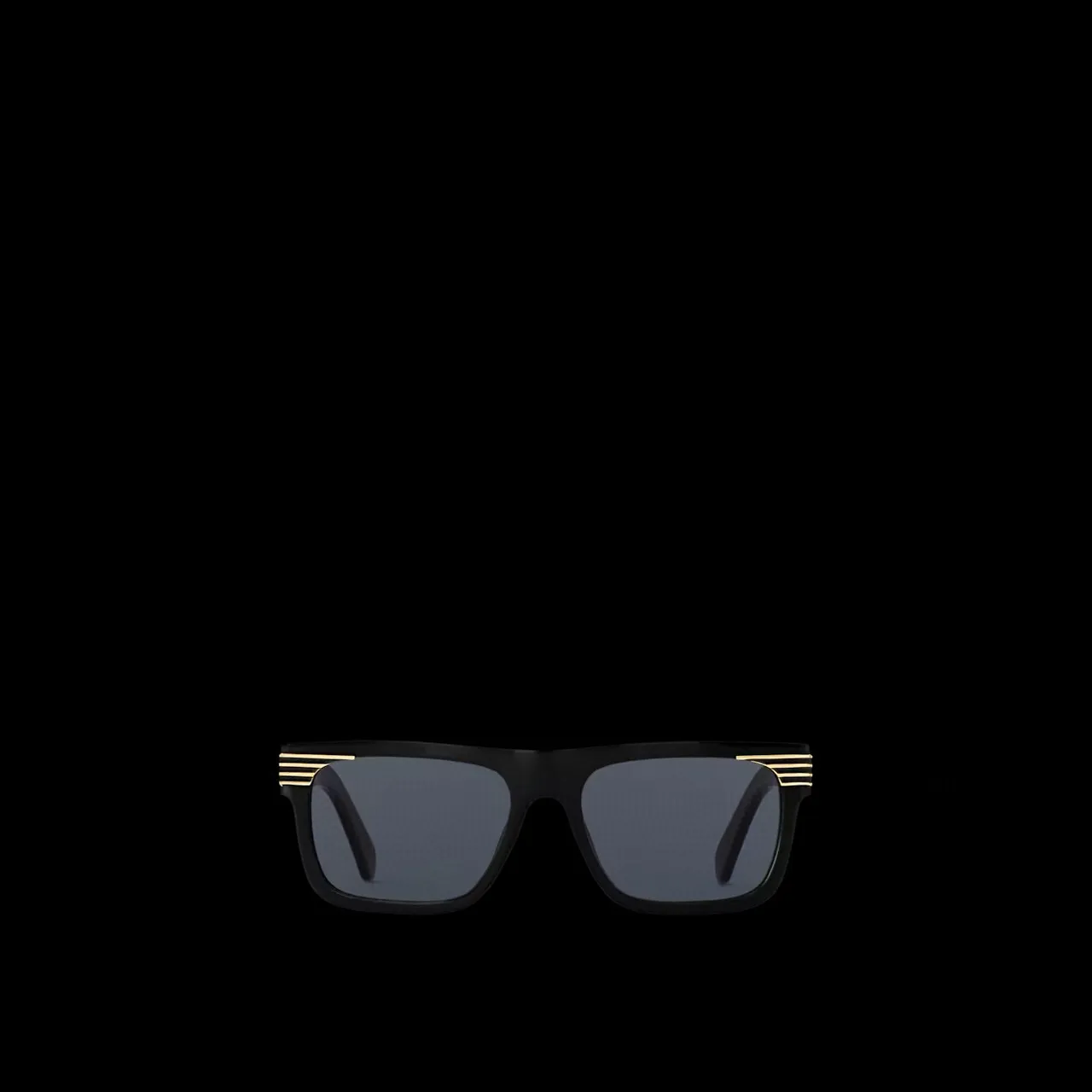 Louis Vuitton Lunettes de Soleil Rectangulaires Écaille de Tortue 4