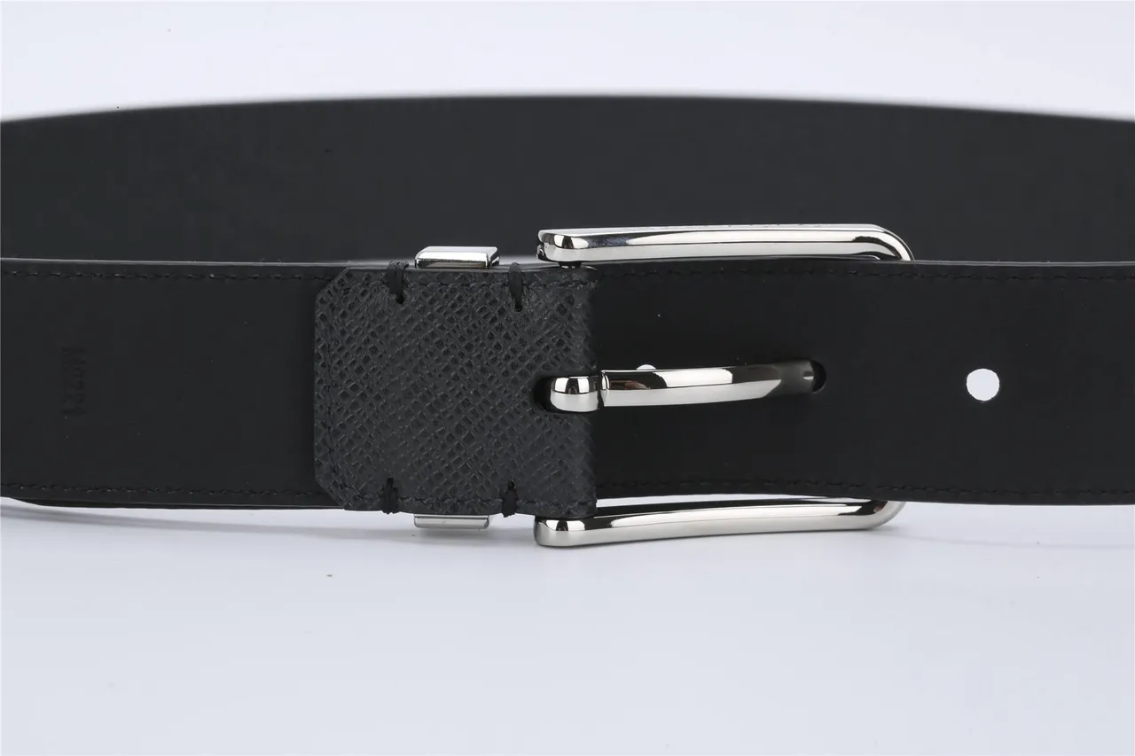 Louis Vuitton fivela reversível cinto de couro preto 6