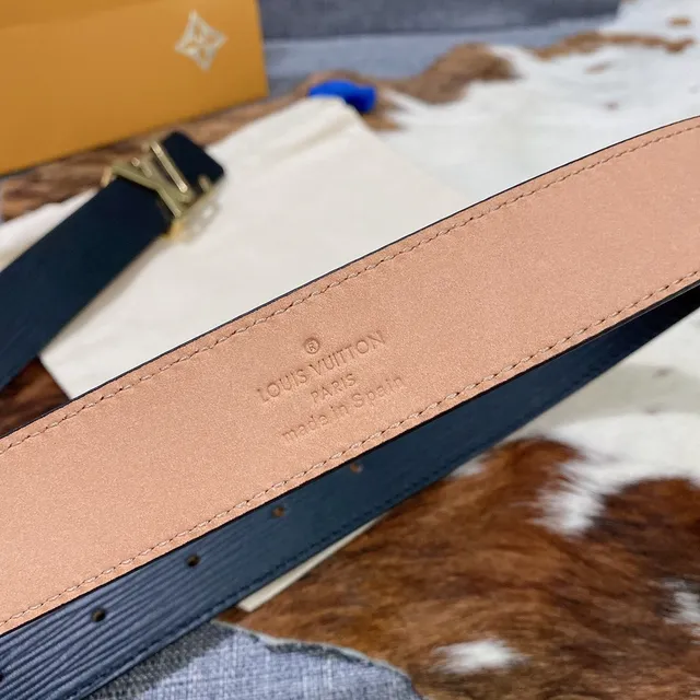 Louis Vuitton réversible LV Initiales ceinture noir tan cuir ceinture 3