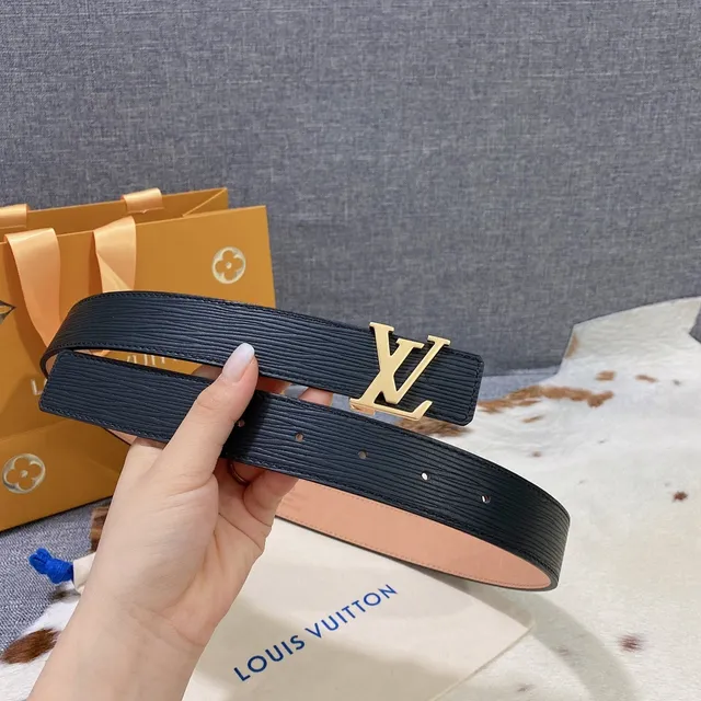 Louis Vuitton réversible LV Initiales ceinture noir tan cuir ceinture 5
