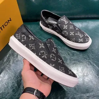 Louis Vuitton Run Away 印花帆布一脚穿生活休闲鞋