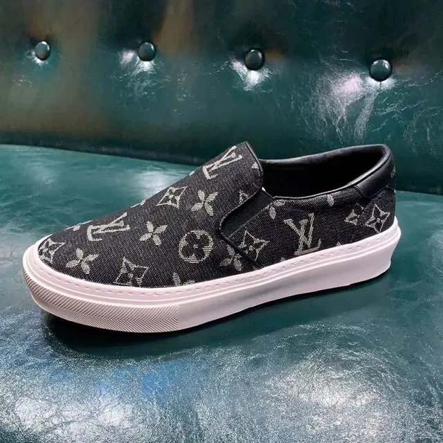 Louis Vuitton Run Away Monogram Canvas Slip-On Lifestyle Sneakers 5