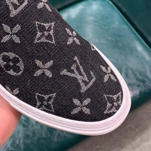 Louis Vuitton Run Away Monogram Canvas Slip-On Lifestyle Sneakers 8