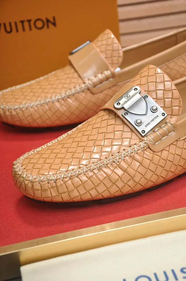 Louis Vuitton Woven Leather Buckle Loafer 2