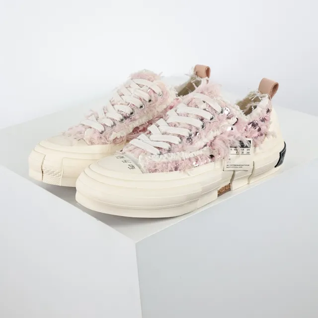 Maison Margiela Beige Rosa Zapatillas Deconstruidas Suaves Textil Estilo De Vida 2
