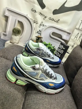 Maison Margiela أسود بيج كعب زائد طبقة شبكية وعليا مصنعة حذاء رياضي سميك 9
