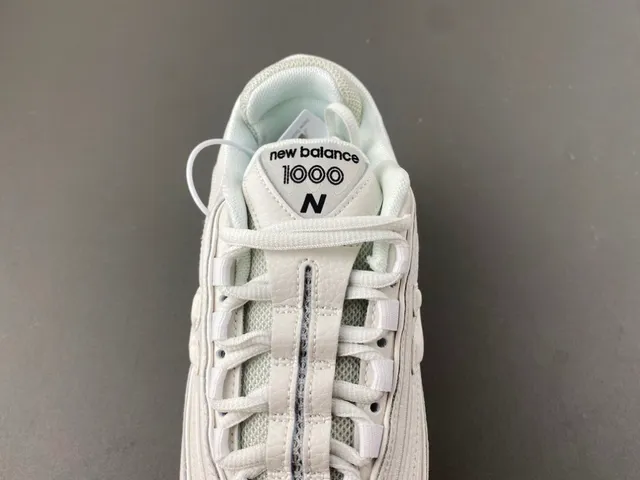 New Balance 1000 Monochromatic White Chunky Sneakers 6