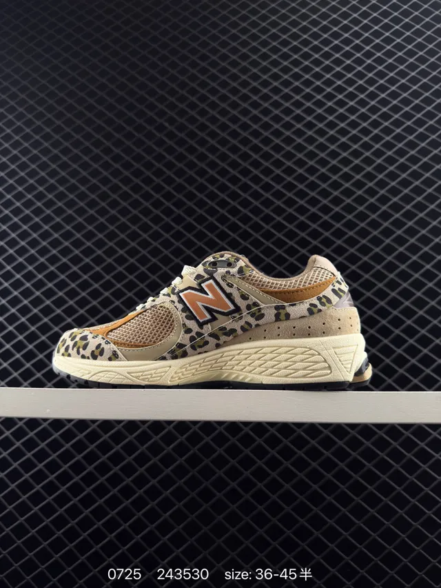New Balance 2002R Leopard Print Chunky Sneakers 7