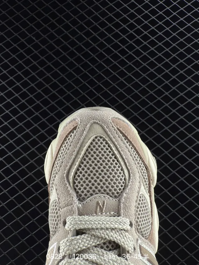 New Balance 9060 Beige and Cream Chunky Sneakers 3