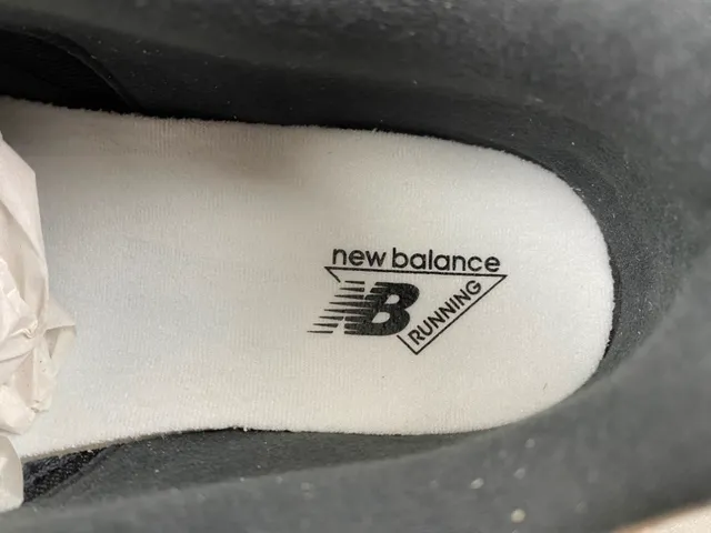 New Balance 9060 Beige Black Chunky Sneakers 7