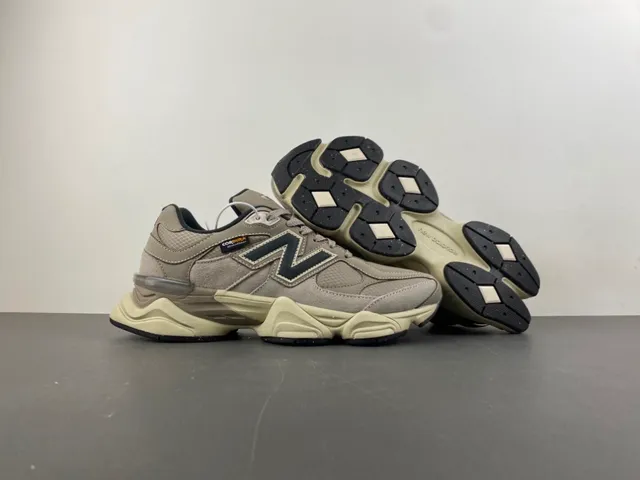 New Balance 9060 Beige Black Chunky Sneakers 12